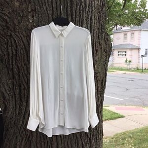 Equipment White Button Down Blouse
